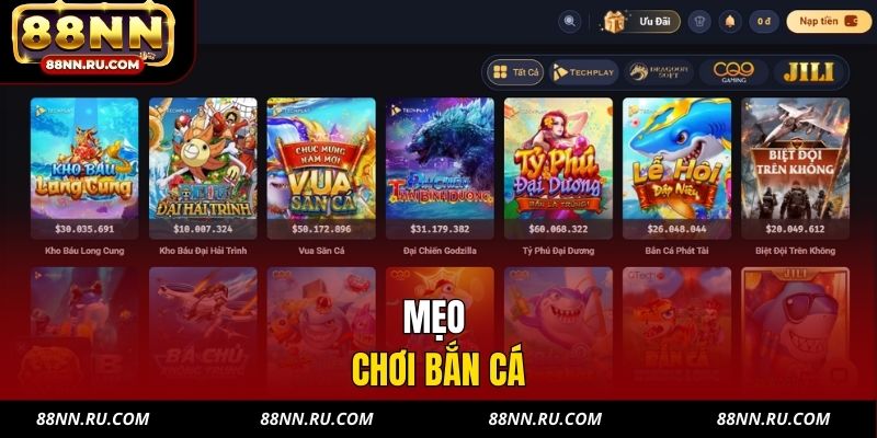 Mẹo Chơi Bắn Cá Nâng Cao Kỹ Năng Săn Thưởng Tại 88NN